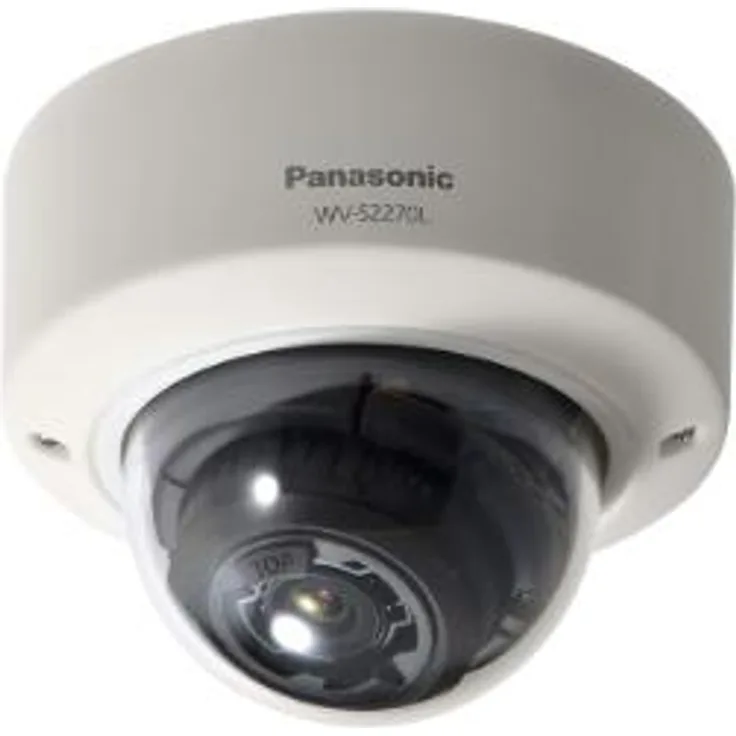Panasonic i-Pro Extreme WV-S2250L, Netzwerk-Überwachungskamera mit 4K Bildauflösung, vandalismussicher, motorisierter Fokus, Weiß