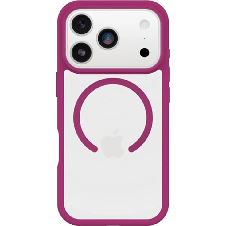 OtterBox React Series MagSafe Hülle für iPhone 17 Pro, ultraschlank, stoßfest, transparent/Rosa, getestet nach Militärstandard – Bild 2
