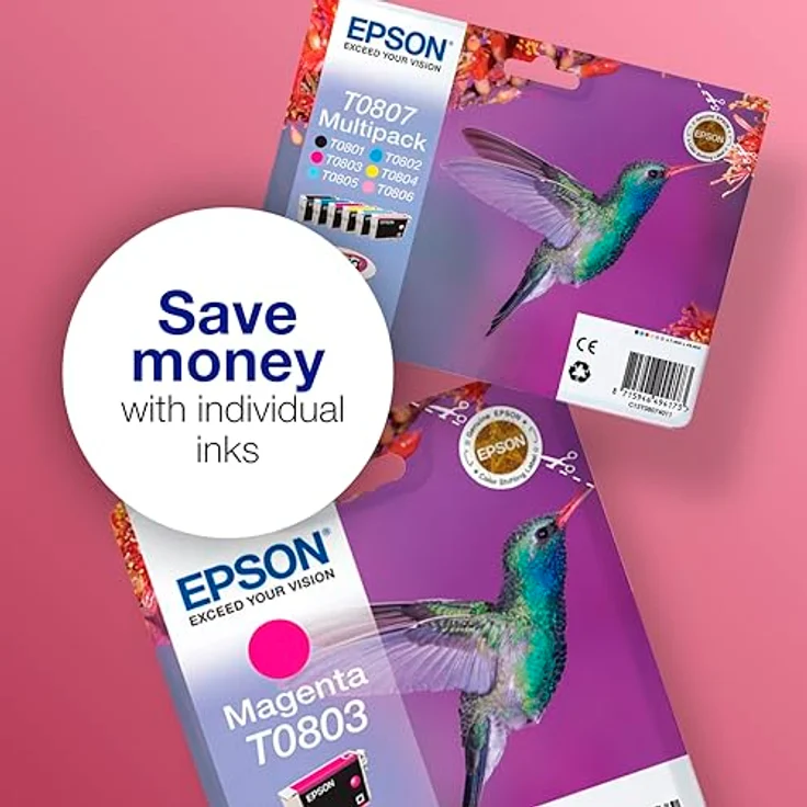 Epson C13T08064011 ST PHRX265 Phototographic Tintenpatrone, 7.4 ml, 590 Seiten, hellmagenta, Verpackung kann variieren – Bild 4