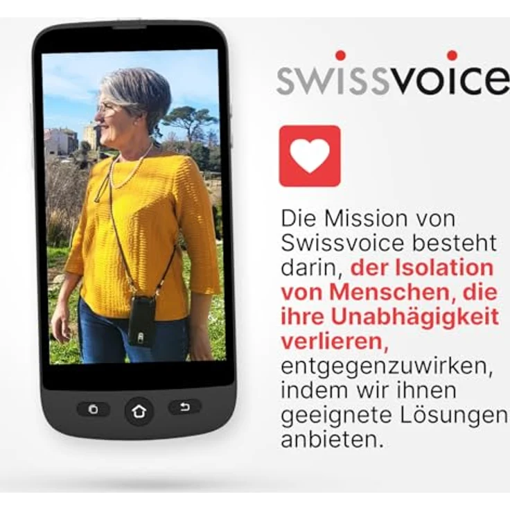 Swissvoice Xtra 2355 duo, Senioren-Telefon mit ergonomischem Design und einfacher Bedienung, schwarz – Bild 7