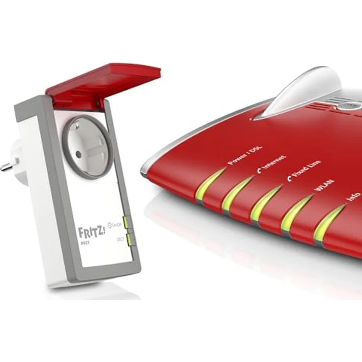FRITZ! FRITZ!DECT 210, Smart Plug mit IP44-Schutz, Energieverbrauchsüberwachung, max. 3450 W, wetterfest für Innen- und Außenbereich – Bild 2