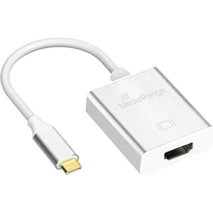 MediaRange USB Type-C 3.1 auf HDMI Converter Silber