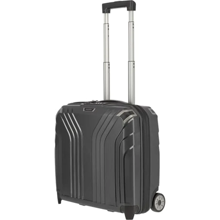 travelite ELVAA Radkoffer, Marke, Schwarz, Einheitsgröße, Unisex, schwarz, LÄSSIG – Bild 1