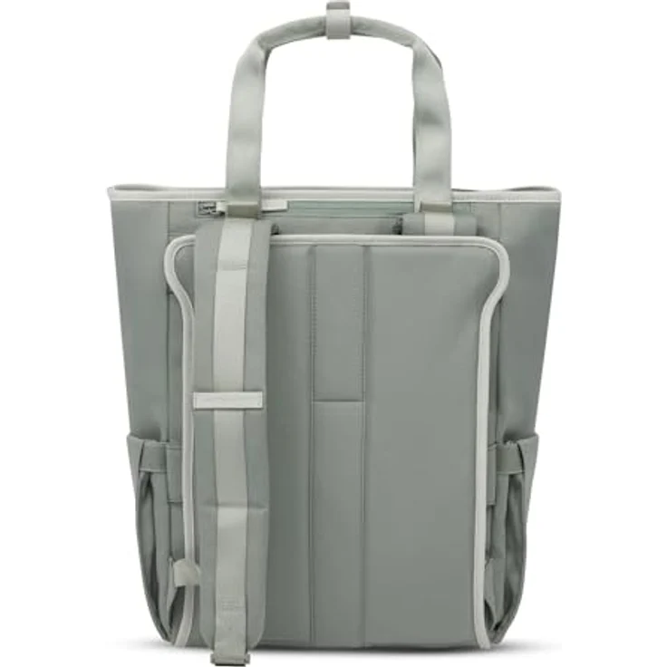 Kapten & Son Lindby Pro Convertible Backpack, Rucksack mit Laptopfach für 15 Zoll, 20L, Muted Sage grüngrau, verstaubare Schultergurte, ergonomische Tragekomfort – Bild 3