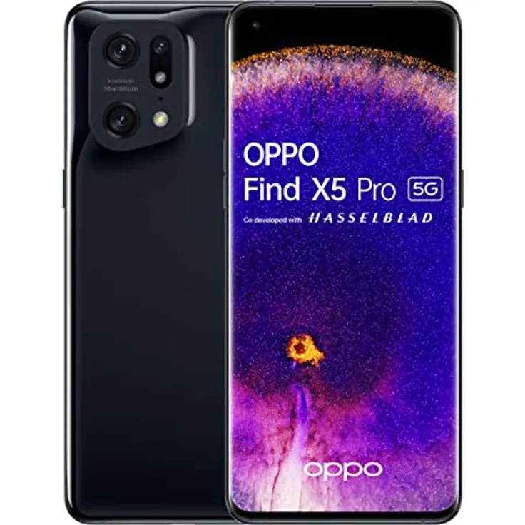 OPPO Find X5 Pro 5G - Smartphone 256GB, 12GB RAM, Dual SIM, Black