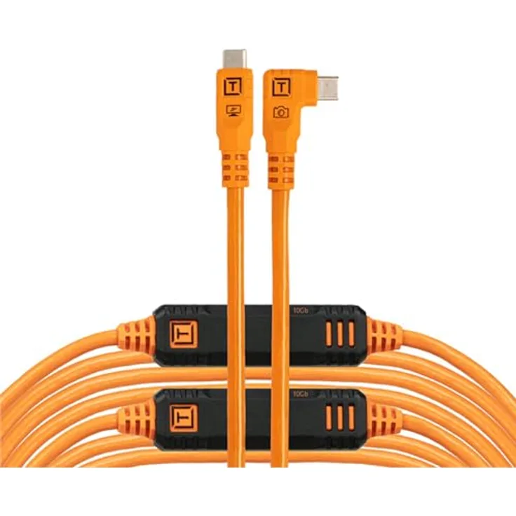 Tether Tools TetherPro USB-C Optima 10G rechts orange 9,4m - High Visibility ORG, 10 Gbit/s, 31 Zoll