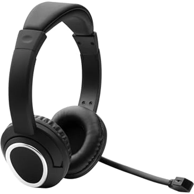 Hyrican ST-GH577 Over-Ear-Kopfhörer (kabelgebunden) mit außenstehendem Mikrofon, schwarz – Bild 3