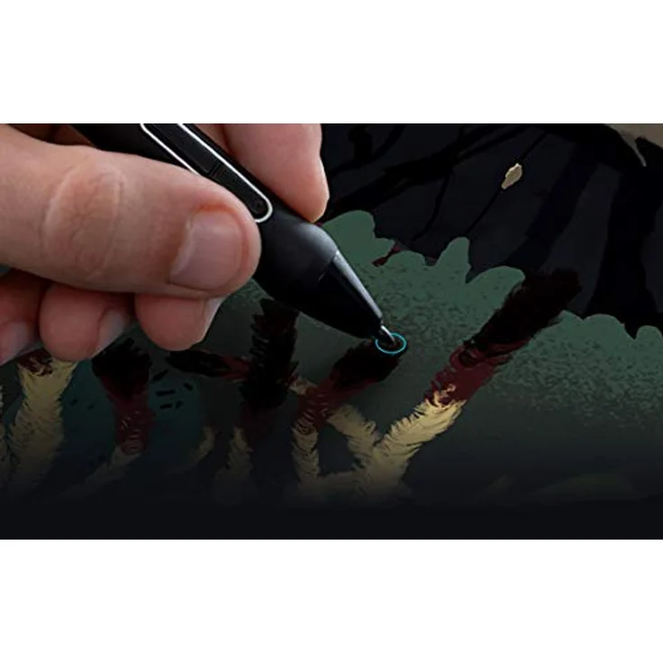 HUION Kamvas Pro 13 Grafiktablett mit Display, 13,3 Zoll HD Pen Batterieloser Stift PW507, 4 Drucktasten+1 Touch-Leiste, Schwarz – Bild 9
