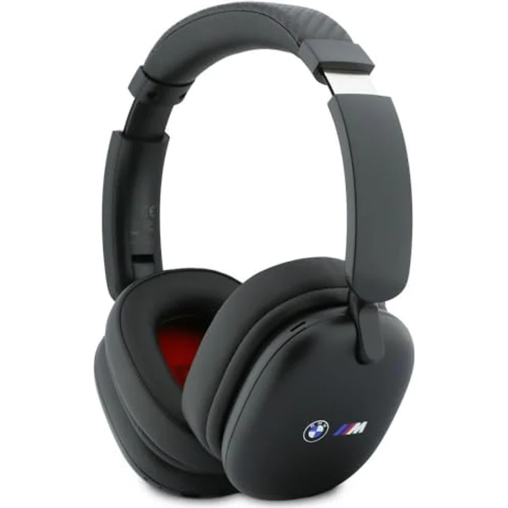 CG MOBILE BMW Bluetooth Over-Ear-Kopfhörer, lizenzierte Kopfhörer mit gedruckten Logos, Schwarz, IPX4, 300 mAh Akku, USB-C – Bild 1