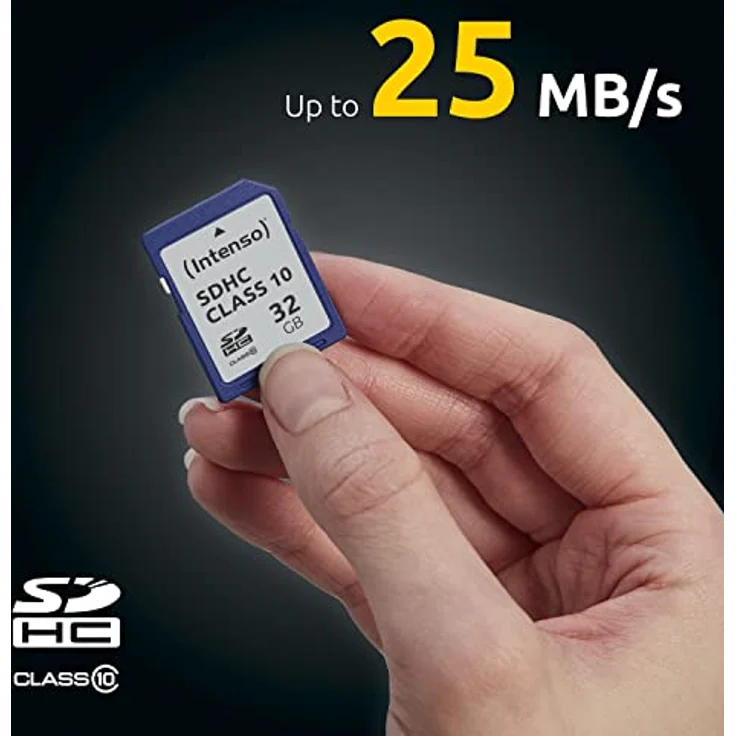 Intenso SDHC 32GB Class 10 Speicherkarte blau – Bild 3