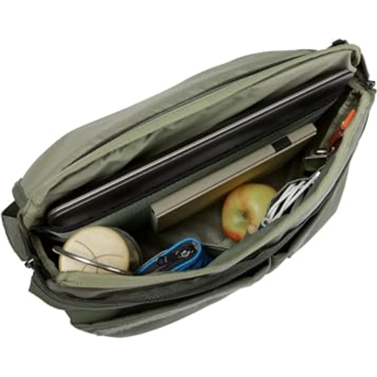 Vaude Coreway Messenger, Laptop-Tasche mit 38 cm Fach, khaki, 100% PET – Bild 6