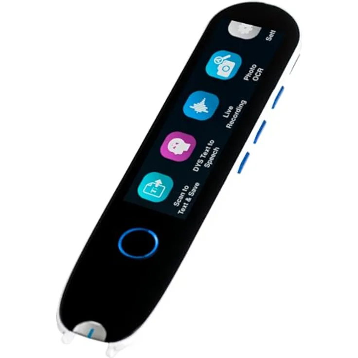 IRIScan IRISPen Reader 8 in Schwarz: Tragbarer Scanner, Scannerstift, OCR 48 Sprachen offline, Legasthenie-LRS Scanner, Dokumentenscanner, Offline-Sprachsynthese, Digitaler Textmarker, Foto OCR, inklusive kostenloser PDF Software