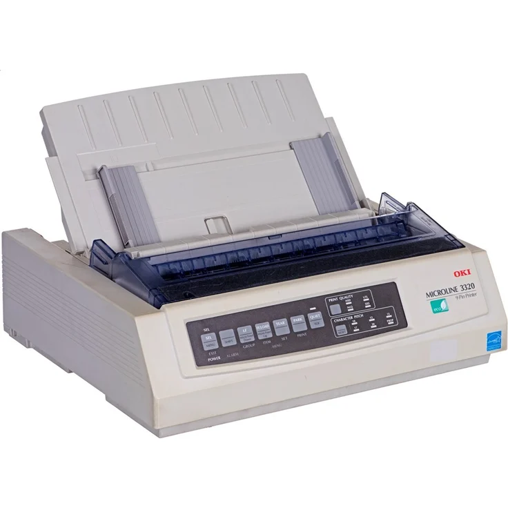 OKI ML 3320, PUNKT-MATRIXDRUCKER mit 435 cps Druckgeschwindigkeit, LPT+USB, 64 KB Puffer, 7,3 kg