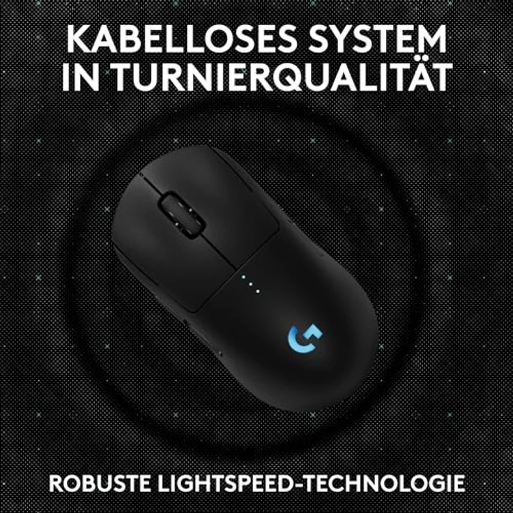 LOGITECH PRO 2 LIGHTSPEED, kabellose Gaming-Maus für Rechts- und Linkshänder mit HERO 2 Sensor, 32K DPI, RGB-Beleuchtung, Schwarz – Bild 5