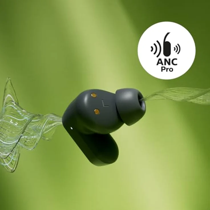 Philips TAT3509GY grau In-Ear Kopfhörer mit Ladecase im Taschenformat und Noise Cancelling – Bild 5