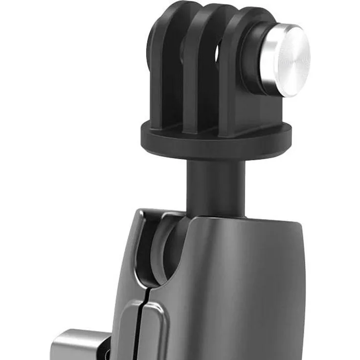 Telesin TE-SUC-010, Universal 360° Mount für Sportkameras mit Saugnapf, leicht und langlebig aus Aluminiumlegierung, faltbares Design für Outdoor-Aktivitäten