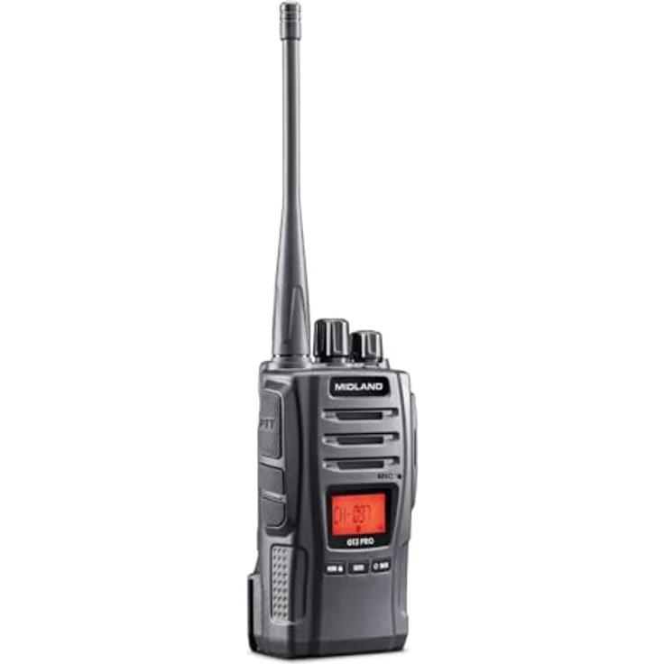 Midland G13 PRO PMR446 + LPD Funkgerät, vielseitiges Dual-Band-Handfunkgerät für professionelle und Outdoor-Nutzung – Bild 1