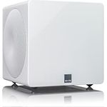 SVS 3000 Mikro-versiegelter Subwoofer mit voll aktivem Dual-Treiber, 20,3 cm (8 Zoll), Klavierweiß glänzend