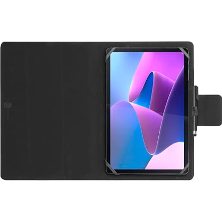 Cellularline Snap Case - Universelles Case für Lenovo Tablets von 10" bis 11" - Klappbare Kameratasche - Praktischer Ständer - Bequemer Tablet-Innenraum - Schwarz – Bild 2