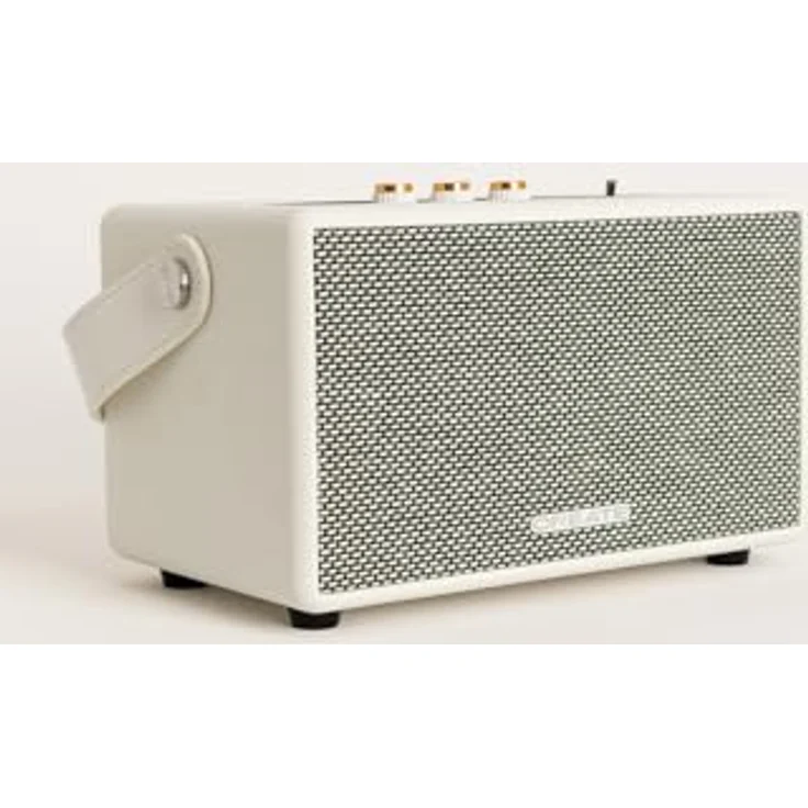 CREATE Retro Lautsprecher, tragbarer 40W Bluetooth-Speaker in Cremeweiß mit USB, AUX und bis zu 5 Stunden Betriebsdauer – Bild 4
