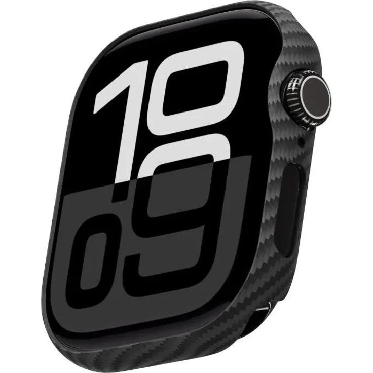 Pitaka Air Case für Apple Watch Series 10, 42-46mm, Schwarz/Grau, Smartwatch Zubehör