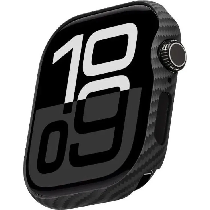 Pitaka Air Case für Apple Watch Series 10, 42-46mm, Schwarz/Grau, Smartwatch Zubehör