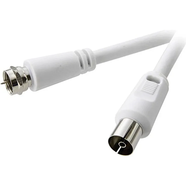 SpeaKa Professional SAT/Antennen-Kabel F-Stecker 100 dB, hochgeschirmtes Koaxialkabel für DVB-S/S2 Receiver