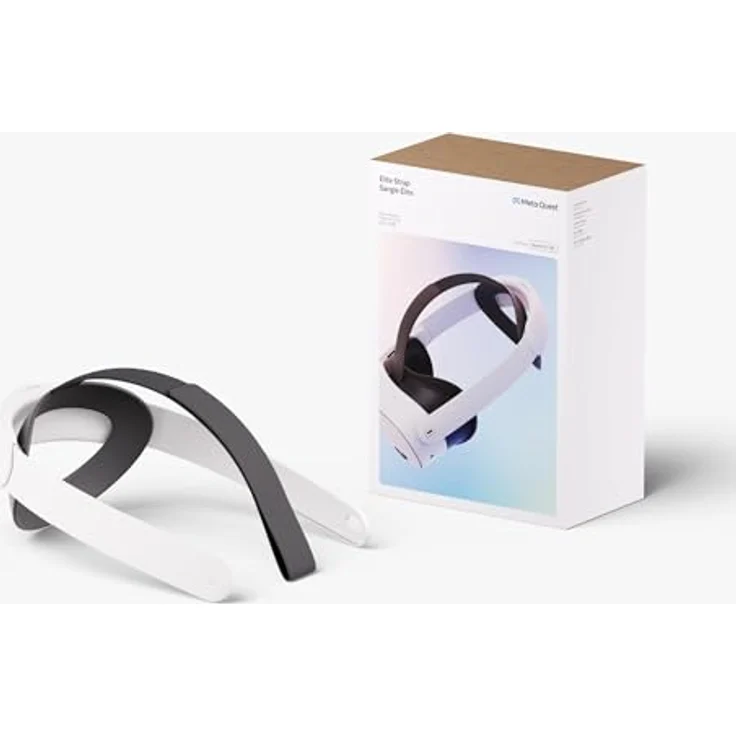 Oculus Meta Quest Elite Strap für Quest 3, Weiß, Gurt mit elastischen Bändern aus Fabric, Plastic und Silicone – Bild 6