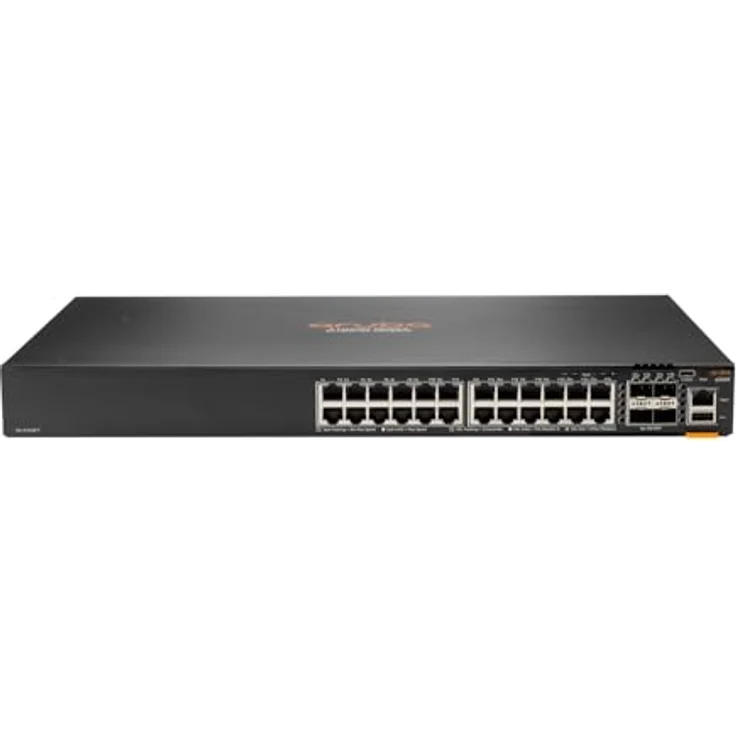 Aruba HPE Networking CX 6200F 24G 4SFP+ Switch, 24-Port Netzwerk Switch mit cloud-orientiertem Design und PoE-Unterstützung – Bild 1