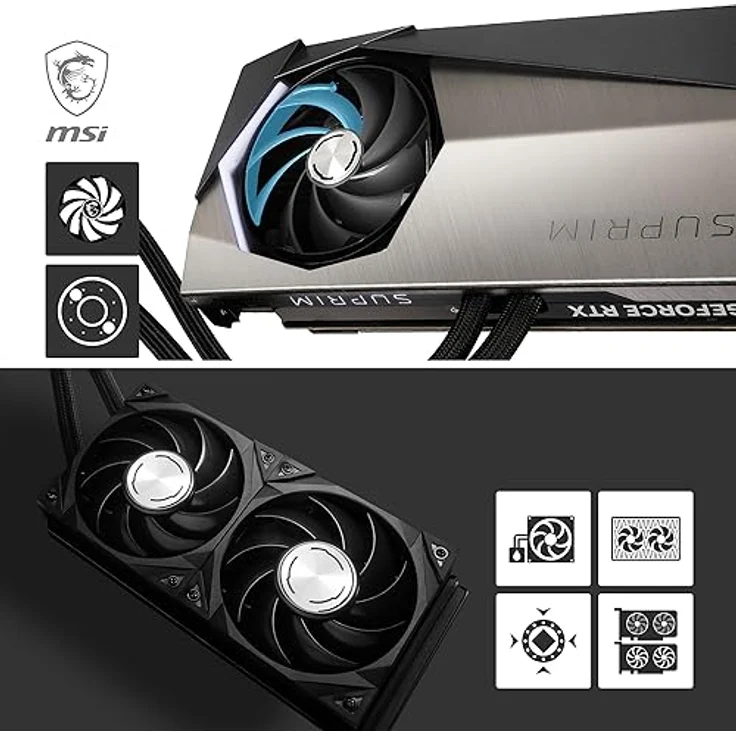 MSI GeForce RTX 4090 - 24GB GDDR6X, 2640 MHz Boost, HDMI, DisplayPort, 450W – Bild 4