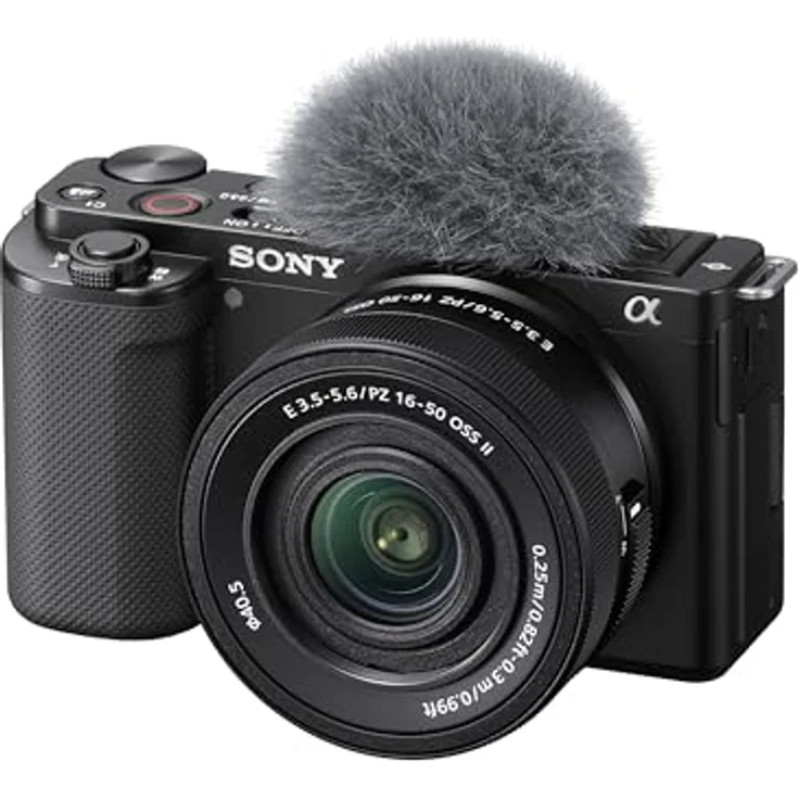 Sony ZV-E10K Systemkamera (APS-C) mit 16-50 mm f/3,5-5,6 II Power Zoom Objektiv – dreh- und schwenkbarer Bildschirm, 4K-Video, Echtzeit-Augenautofokus, leicht, ideal für Vlogger und Einsteiger – Bild 2