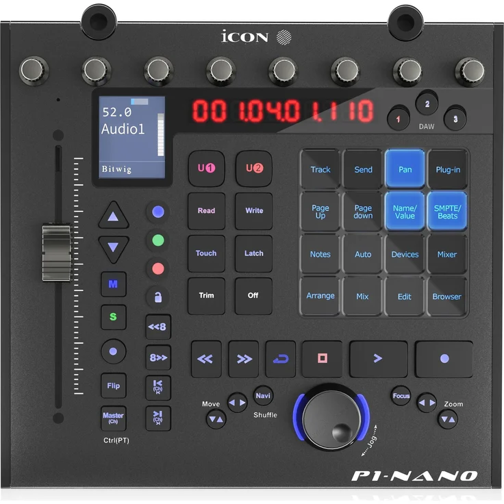Icon P1-Nano, MIDI Controller, Schwarz – Bild 1