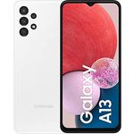 Samsung Galaxy A13 Android-Smartphone, 6,6 Zoll Infinity-V Display, 4 GB RAM, 128 GB Speicher, 5.000 mAh Akku, Weiß