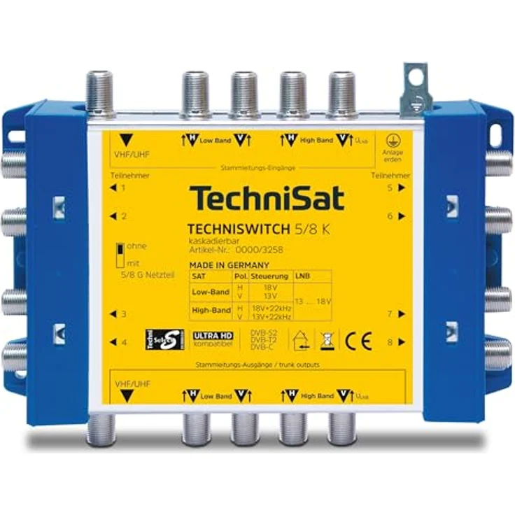 TechniSat TechniSwitch 5-8 K Multischalter Kaskade – Bild 2