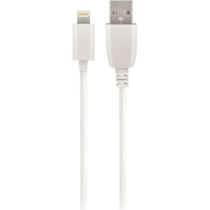 MaxLife Ladekabel USB - Lightning 1m, 2A, Schnellladefunktion, weiß