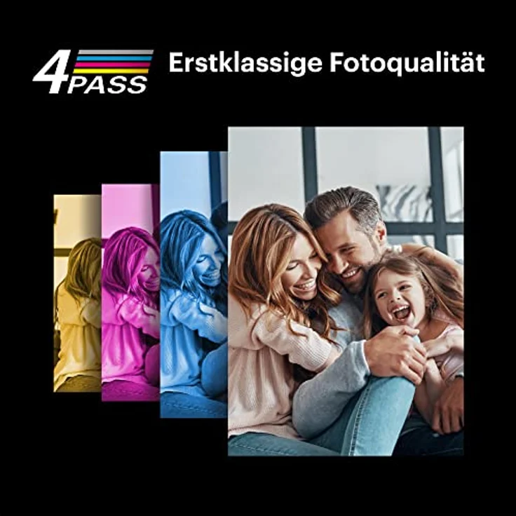 KODAK Mini 2 Retro 4PASS Mobiler Fotodrucker (5,3x8,6cm) - Gift Paket met 68 Blatts, Weiß – Bild 5