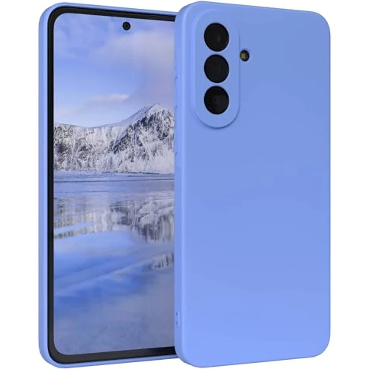 EAZY CASE Silikonhülle für Galaxy A37 - Stoßfeste ultramarine TPU Schutzhülle mit Kameraschutz, dünn und rutschfest – Bild 1