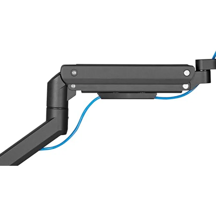 Equip 650180 Robuste Monitor-Tischhalterung für 17 bis 49 Zoll, schwarz - Gasfederstruktur, neigbares Design, Kabelklemmen – Bild 4