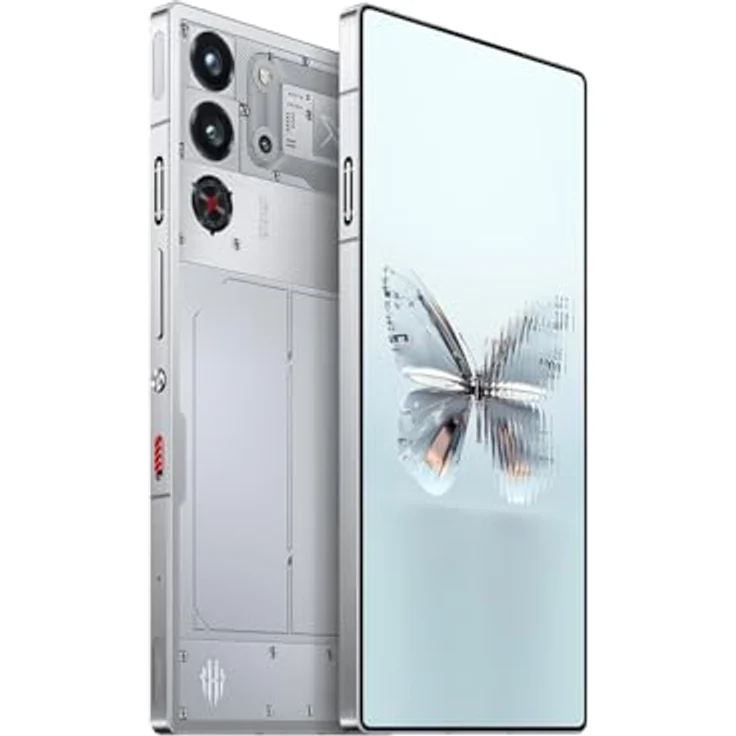 REDMAGIC 10 Pro 144Hz Gaming Handy, 5G Android Smartphone, 16GB RAM+512GB ROM, Snapdragon 8 Elite, 6.85" 1.5K AMOLED Full Bildschirm, FHD+ Gaming Telefon, 50MP Kamera, 80W Ladegerät, Dual-SIM Silber – Bild 3
