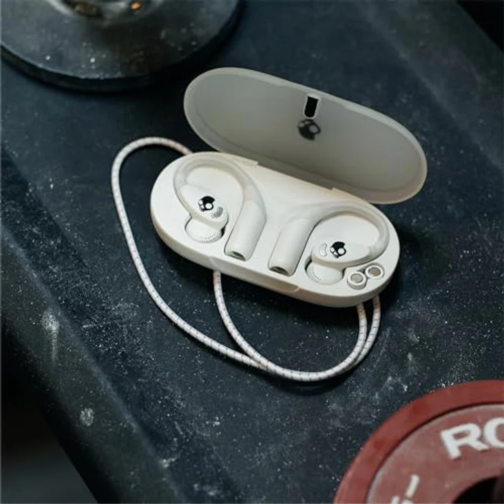 Skullcandy Push 540, Drahtlose Bluetooth Open-Ear-Ohrhörer mit 42 Stunden Akkulaufzeit, Farbe: Weiß – Bild 10