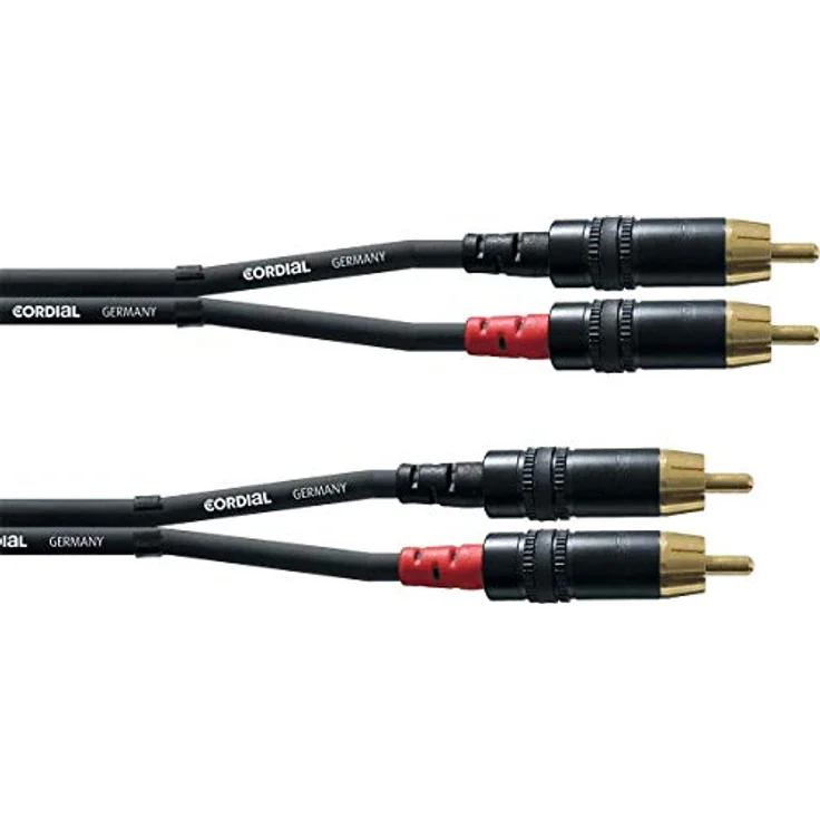 CORDIAL CABLES Duales Audiokabel Rca 6 m AUDIO-KABEL Essentials RCA – Bild 1