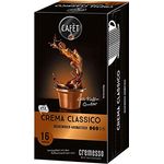 Cremesso Cafet, Kaffekapseln Crema Classico, 96 Stück (6 x 16 Stück), aluminiumfrei, UTZ zertifiziert, Stärkegrad 3/5