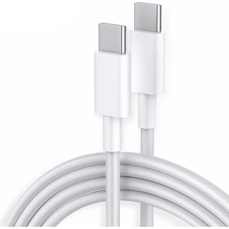 Ventarent Schnellladekabel USB-C auf USB-C, 1 Meter, geeignet für iPhone 17/16/15 Pro/Max/Plus und iPad, weiß