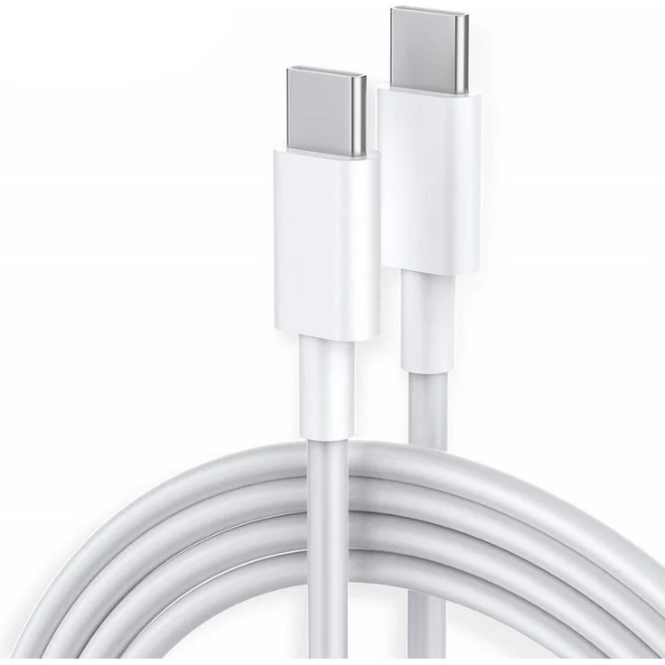 Ventarent Schnellladekabel USB-C auf USB-C, 1 Meter, geeignet für iPhone 17/16/15 Pro/Max/Plus und iPad, weiß
