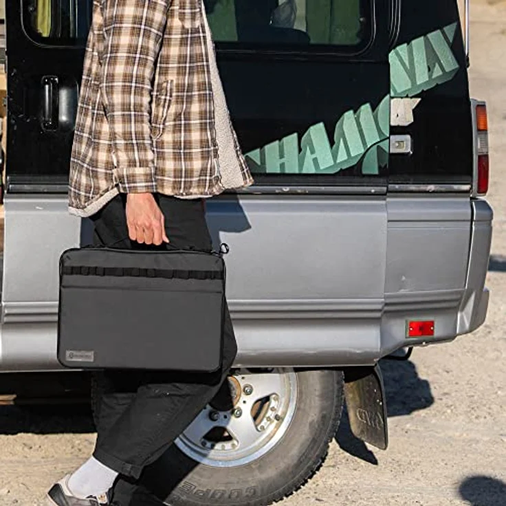 Wandrd Laptop Case 16, Yuma Tan, Ergonomischer Ständer, passend für Apple Macbooks, Schwarz – Bild 4