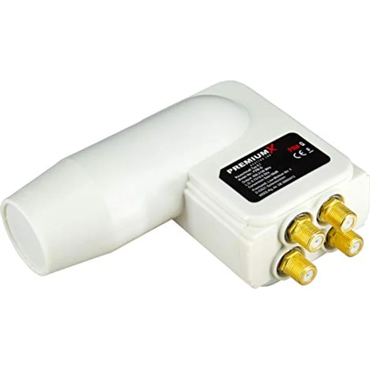 Premium X Multischalter Set 5/12, Multifeed Rocket Quattro LNB in Weiß, 12-fach SAT-Verteiler für DVB-S/S2, inkl. 32 F-Stecker – Bild 5