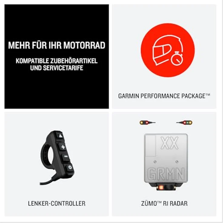 Garmin zmo XT3, Motorrad-Navi mit 4,7 Zoll TFT-Display, Bluetooth, GPS und der Funktion Garmin Adventurous Routing, schwarz – Bild 6