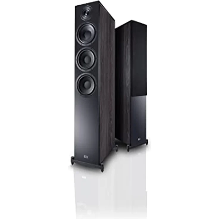 HECO Aurora 900 AM, Standbox mit Dolby-Atmos-Lautsprecher, Kraftpapier-Tieftöner, schwarz – Bild 5