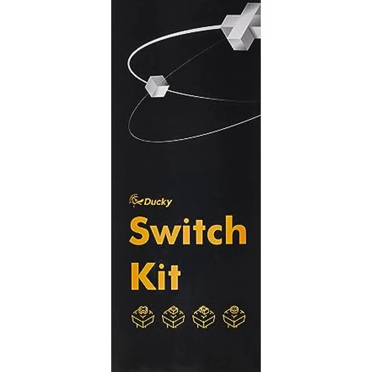 Ducky Kailh Super V2 Speed Silver Switches, mechanisch, 3-Pin, linear, MX-Stem, 38g - 110 Stück – Bild 2