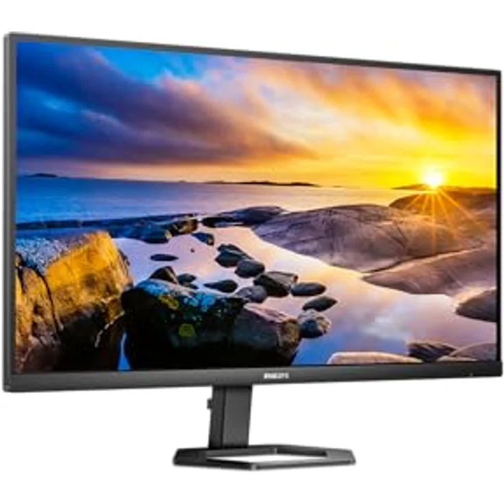 Philips 27E1N5500LA - 27 Zoll QHD Monitor, Lautsprecher, höhenverstellbar (2560x1440, 75 Hz, DisplayPort, HDMI) in Schwarz – Bild 1
